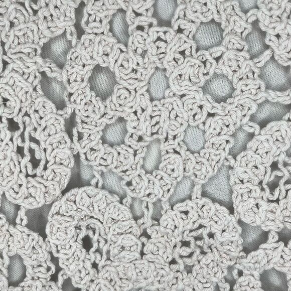 Solitaire SOLITAIRE Crochet Lace Pants Ankle Beige Natural Plus 1X NWT - Picture 9 of 12